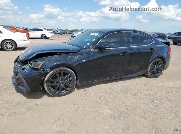 JTHGZ1E26L5017945 2020 LEXUS IS Черный Передняя левая четверть