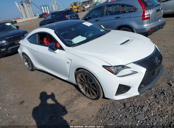JTHHP5BC0G5005052 2016 LEXUS RC-F Белый Передняя правая четверть