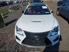 2016 Lexus Rc F   Белый vin: JTHHP5BC0G5005052
