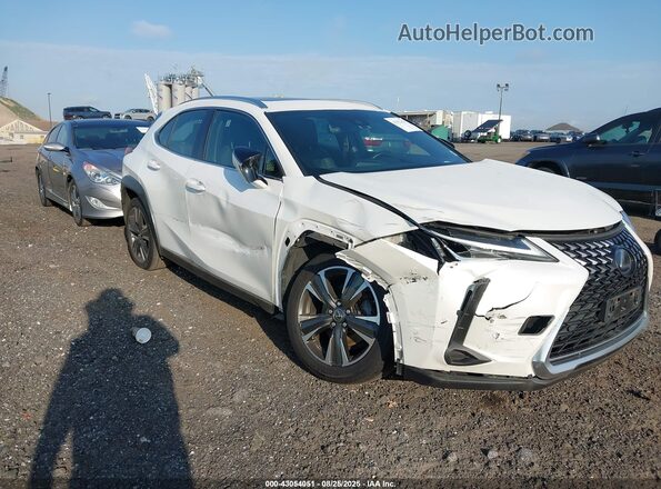 JTHU9JBH0K2010548 2019 LEXUS UX 250H White Вид спереду
