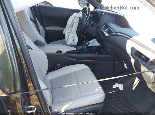 JTHU9JBH8K2001791 2019 LEXUS UX 250H Green Widok wnętrza z przodu
