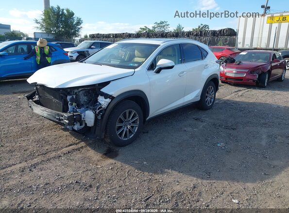 JTJBJRBZ3J2094531 2018 LEXUS NX 300H Белый Передняя левая четверть