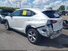 2017 Lexus Nx 300h   White vin: JTJBJRBZ4H2059619