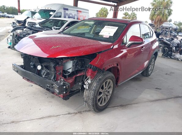 JTJDARBZ2M5031674 2021 LEXUS NX 300 Red Przód lewy