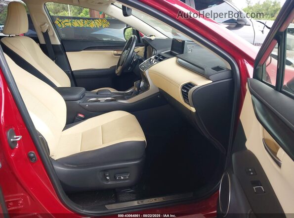 JTJDARBZ2M5031674 2021 LEXUS NX 300 Red Widok wnętrza z przodu