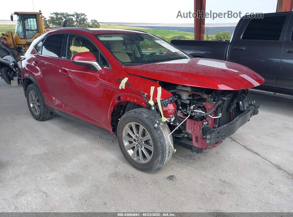 JTJDARBZ2M5031674 2021 LEXUS NX 300 Red Przód prawy