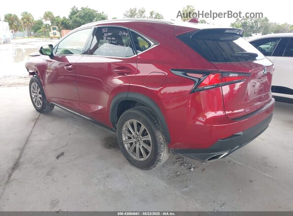 JTJDARBZ2M5031674 2021 LEXUS NX 300 Red Tył lewy