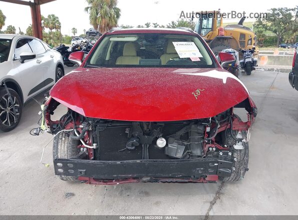 JTJDARBZ2M5031674 2021 LEXUS NX 300 Red Widok zestawu wskaźników