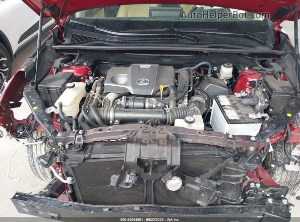 JTJDARBZ2M5031674 2021 LEXUS NX 300 Red Widok z tyłu