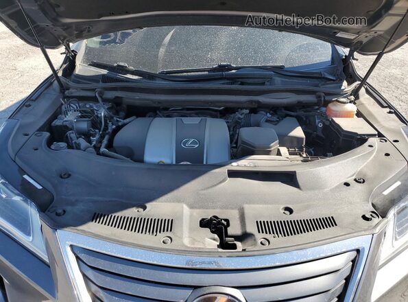 JTJDZKCA2J2011723 2018 LEXUS RX Gray ძრავის განყოფილების ხედი
