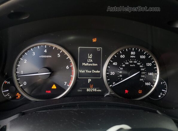 JTJGARDZ6L5014269 2020 LEXUS NX Charcoal Սարքավորումների վահանակի տեսք