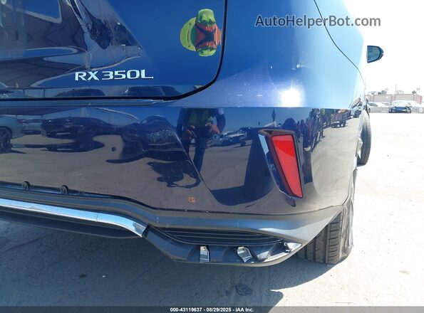 JTJGZKCA3K2012247 2019 LEXUS RX 350L Dark Blue 