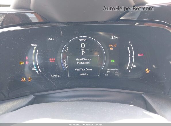 JTJHKCFZXN2005798 2022 LEXUS NX 450H+ White Widok tylnych siedzeń