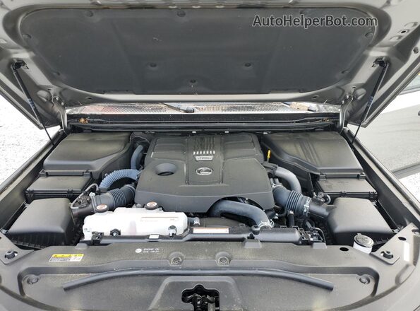 JTJTBCDX8R5004245 2024 LEXUS GX Gray Vista del compartimento del motor