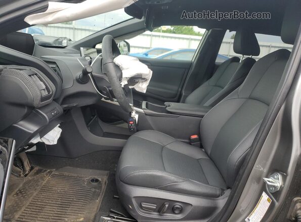 JTMABABA4RA070456 2024 SUBARU SOLTERRA Gray წინა სალონის ხედი