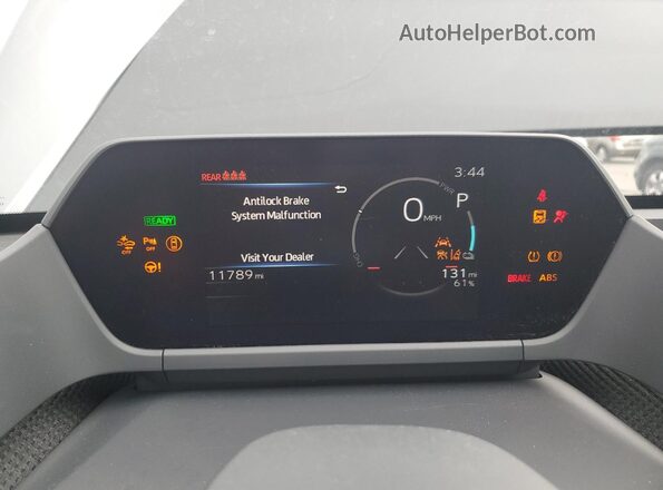 JTMABABA4RA070456 2024 SUBARU SOLTERRA Gray ხელსაწყოთა პანელის ხედი