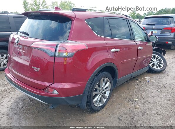 JTMDFREV5JD242852 2018 TOYOTA LIMITED Красный Задняя правая четверть