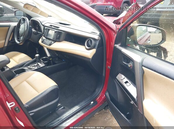 JTMDFREV5JD242852 2018 TOYOTA LIMITED Красный Вид салона спереди