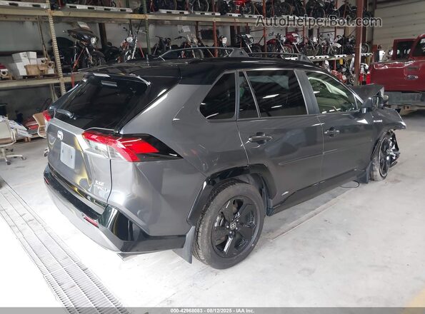 JTME6RFV7MD516219 2021 TOYOTA RAV4 HYBRID Gray Trasero derecho