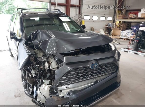 JTME6RFV7MD516219 2021 TOYOTA RAV4 HYBRID Gray Vista frontal