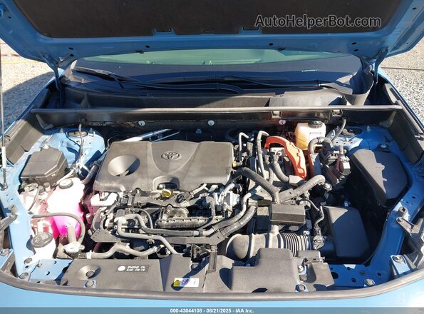 JTME6RFV9ND535369 2022 TOYOTA RAV4 HYBRID Синий Вид сзади