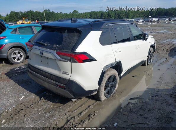 JTME6RFVXLD501549 2020 TOYOTA RAV4 HYBRID White Задня права чверть