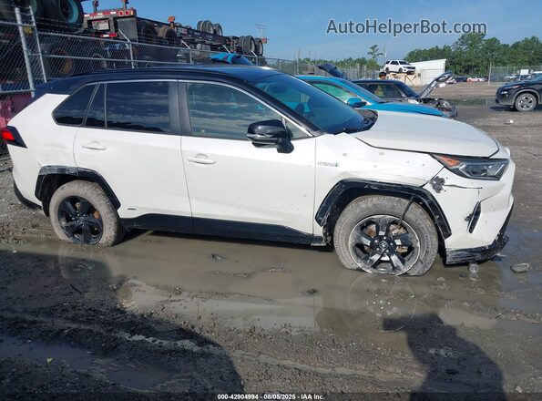 JTME6RFVXLD501549 2020 TOYOTA RAV4 HYBRID White Вид задньої частини салону