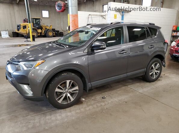 JTMRFREV2JJ237518 2018 TOYOTA RAV4 Gray Առջևի ձախ երեք քառորդ տեսարան