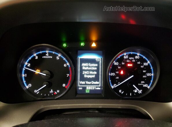 JTMRFREV2JJ237518 2018 TOYOTA RAV4 Gray Սարքավորումների վահանակի տեսք