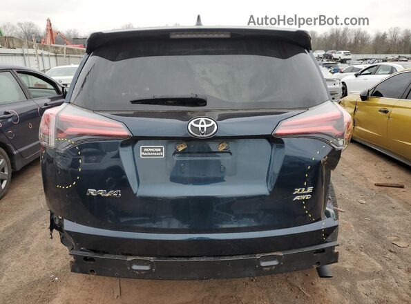 JTMRFREV6JJ748391 2018 TOYOTA RAV4 Blue Rear view