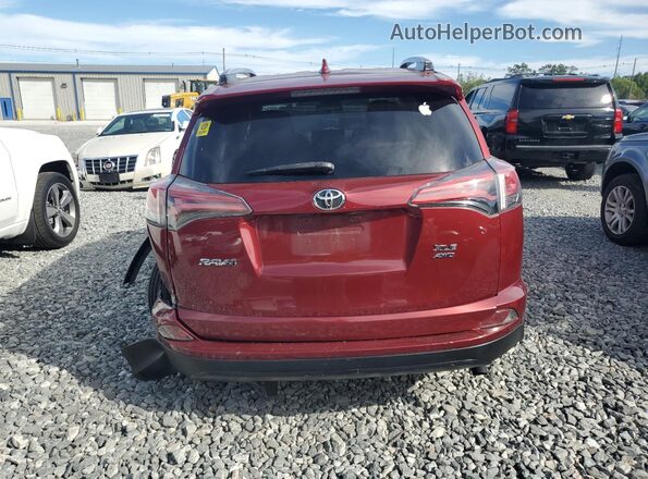 JTMRFREVXJD236373 2018 TOYOTA RAV4 Red Вид ззаду