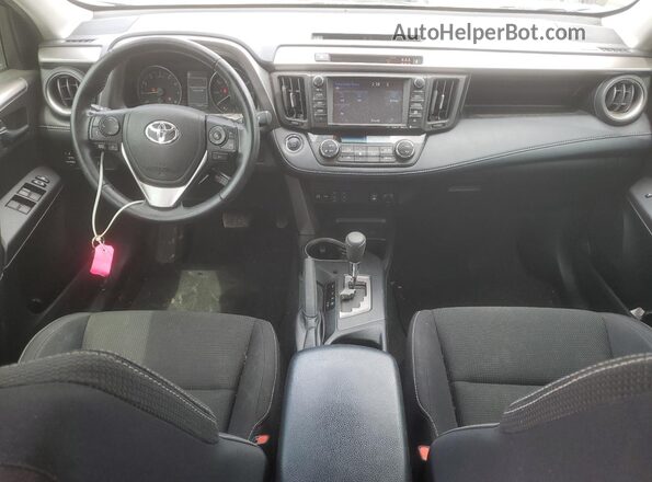 JTMWFREV5JJ171730 2018 TOYOTA RAV4 Gray Widok deski rozdzielczej