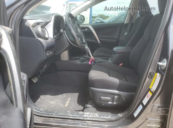JTMWFREV5JJ171730 2018 TOYOTA RAV4 Gray Widok wnętrza z przodu
