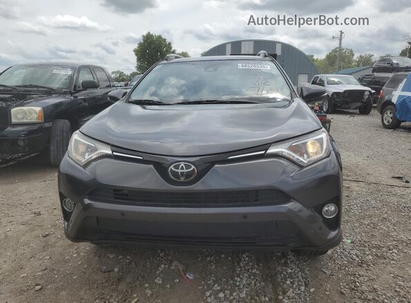 JTMWFREV5JJ171730 2018 TOYOTA RAV4 Gray Widok z przodu