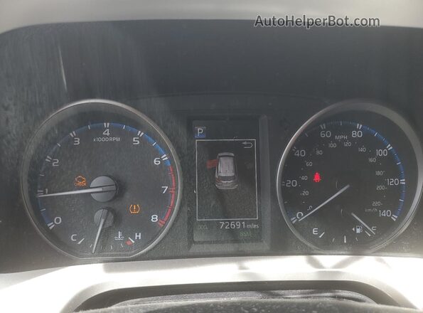 JTMWFREV5JJ171730 2018 TOYOTA RAV4 Gray Widok zestawu wskaźników