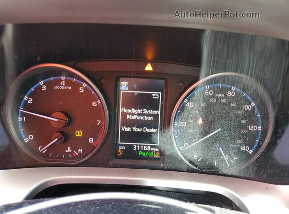 JTMWFREV9JD121881 2018 TOYOTA RAV4 Silver Instrument cluster view