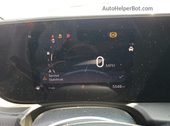 KL4AMBSPXSB019509 2025 BUICK ENCORE Gray ხელსაწყოთა პანელის ხედი