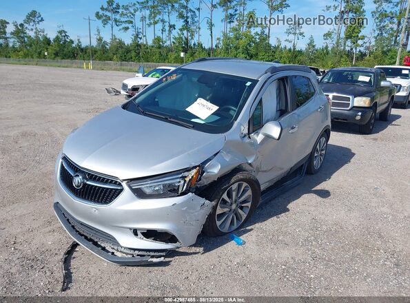 KL4CJASBXLB333498 2020 BUICK ENCORE Серебряный Передняя левая четверть