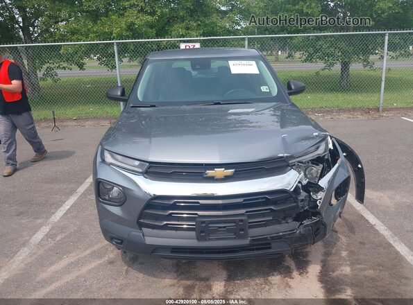 KL79MMS24MB124149 2021 CHEVROLET TRAILBLAZER Gray Вид щитка приладів