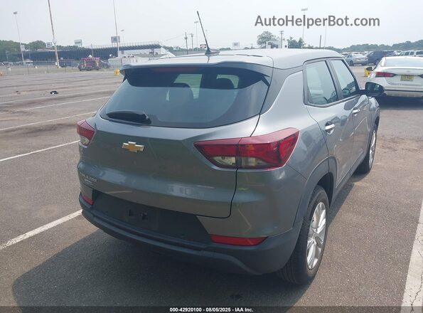 KL79MMS24MB124149 2021 CHEVROLET TRAILBLAZER Gray Задня права чверть
