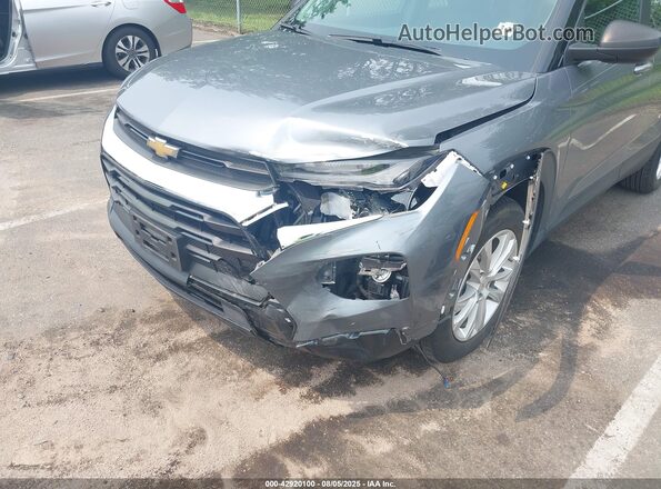 KL79MMS24MB124149 2021 CHEVROLET TRAILBLAZER Gray Вид спереду