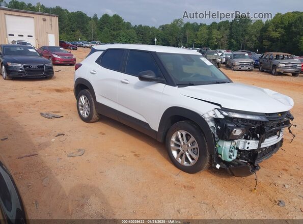 KL79MMSL5SB092088 2025 CHEVROLET TRAILBLAZER Белый Передняя правая четверть