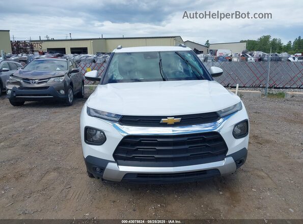KL79MPSL6MB023396 2021 CHEVROLET TRAILBLAZER White Widok deski rozdzielczej