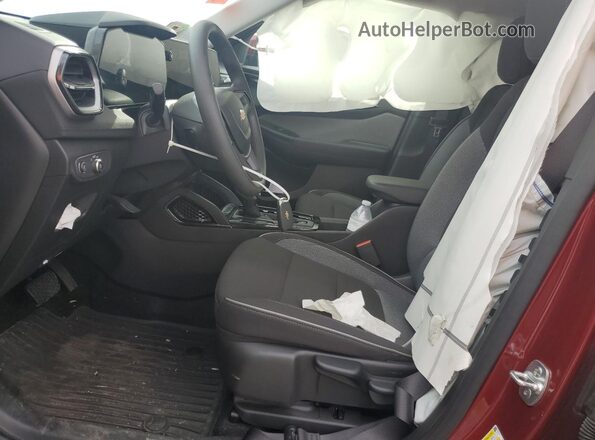 KL79MPSP6SB091388 2025 CHEVROLET TRAILBLAZER Maroon Front interior view