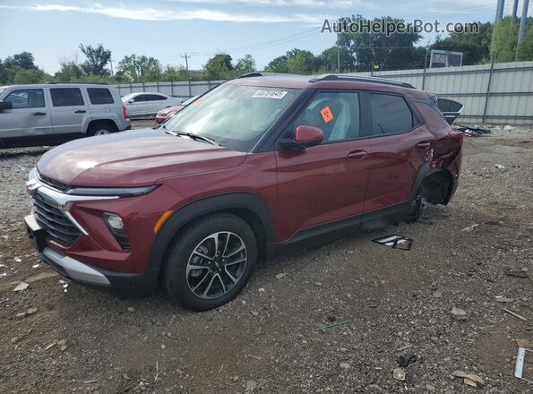 KL79MPSP6SB091388 2025 CHEVROLET TRAILBLAZER Maroon Front left