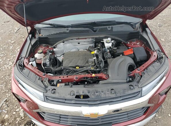 KL79MPSP6SB091388 2025 CHEVROLET TRAILBLAZER Maroon Engine compartment view