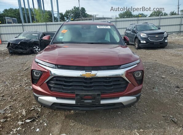 KL79MPSP6SB091388 2025 CHEVROLET TRAILBLAZER Maroon Front view