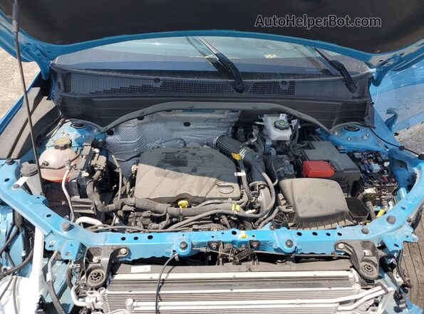 KL79MPSPXSB010795 2025 CHEVROLET TRAILBLAZER Blue Engine compartment view