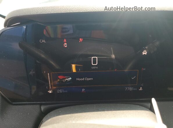 KL79MPSPXSB010795 2025 CHEVROLET TRAILBLAZER Blue Instrument cluster view