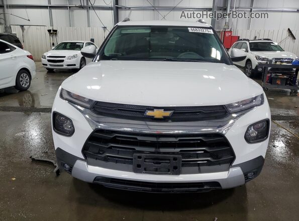 KL79MRSL6MB015391 2021 CHEVROLET TRAILBLAZER White Вид спереду